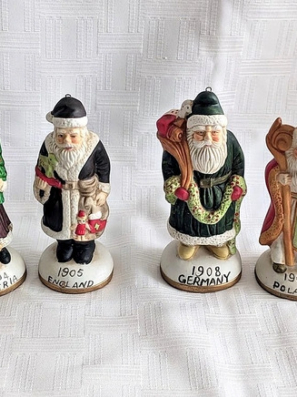 The International Santa Claus Collection Set of 4 International Santa Claus